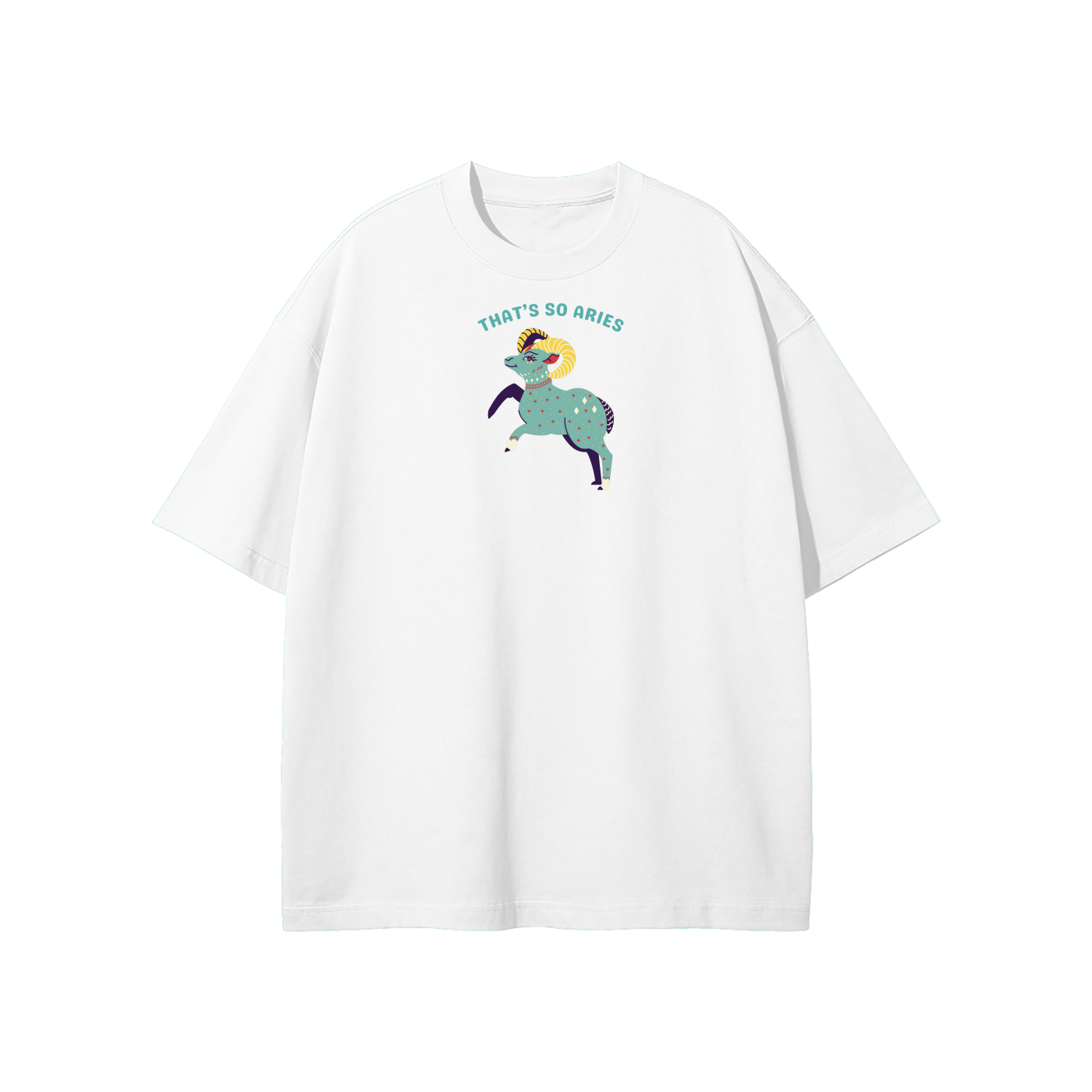 That's So Aries Streetwear Heavyweight Loose Fit T-Shirt