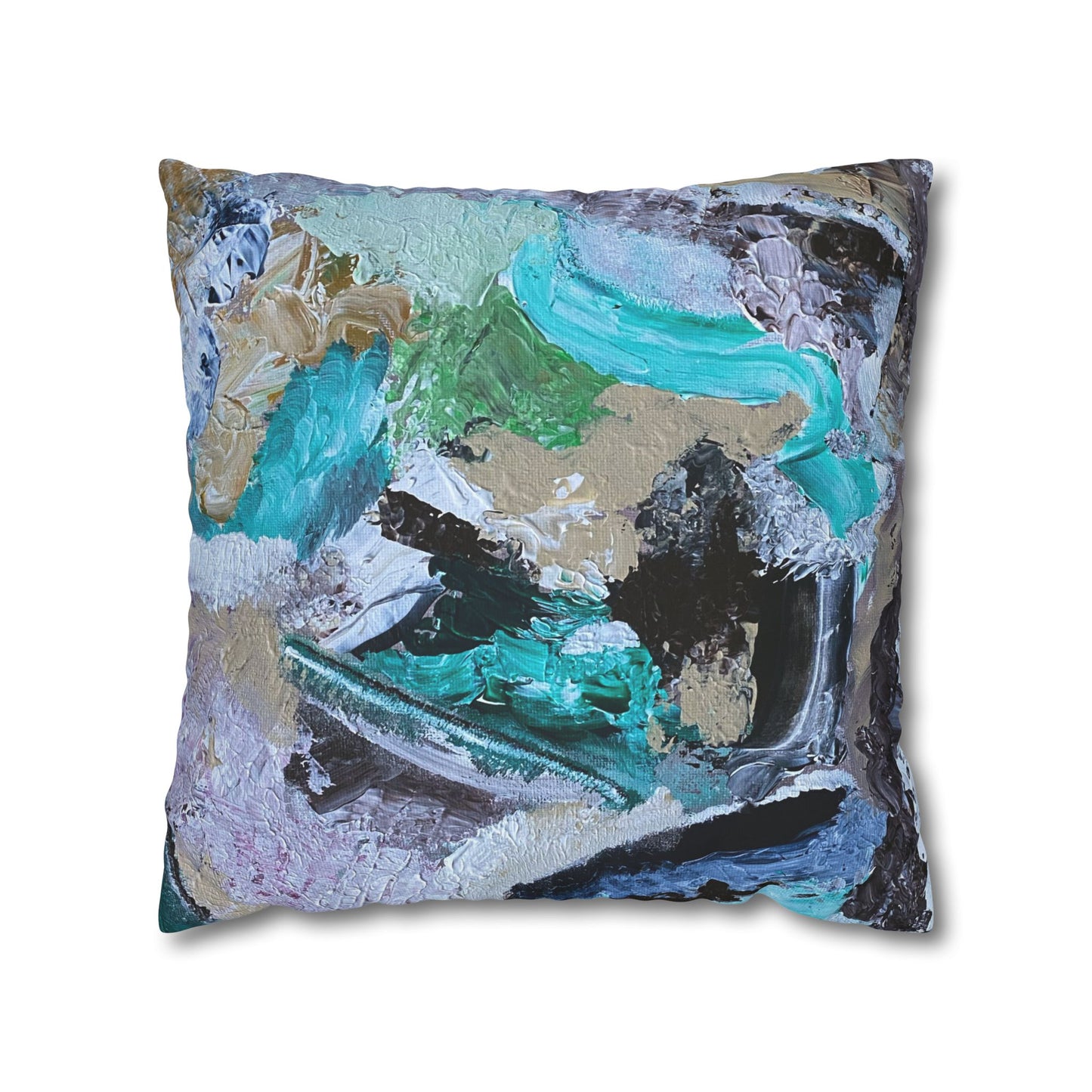 Bozo Island Square Poly Canvas Pillowcase