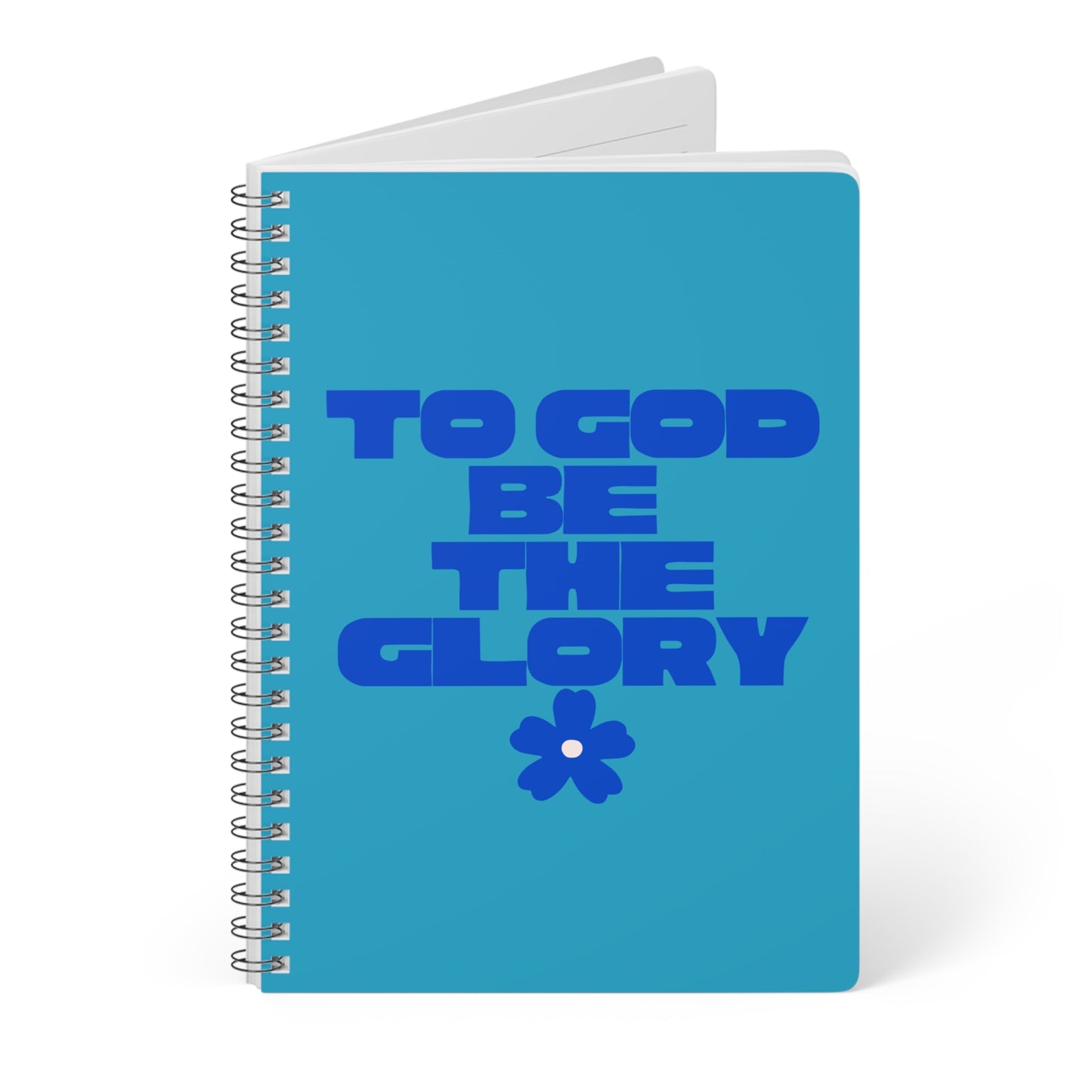 To God Be The Glory Wirobound Softcover Notebook, A5
