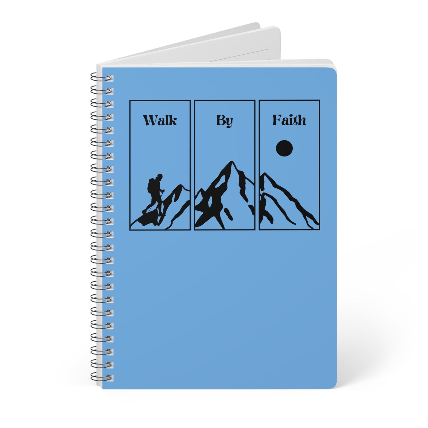 Walk By Faith Wirobound Softcover Notebook, A5