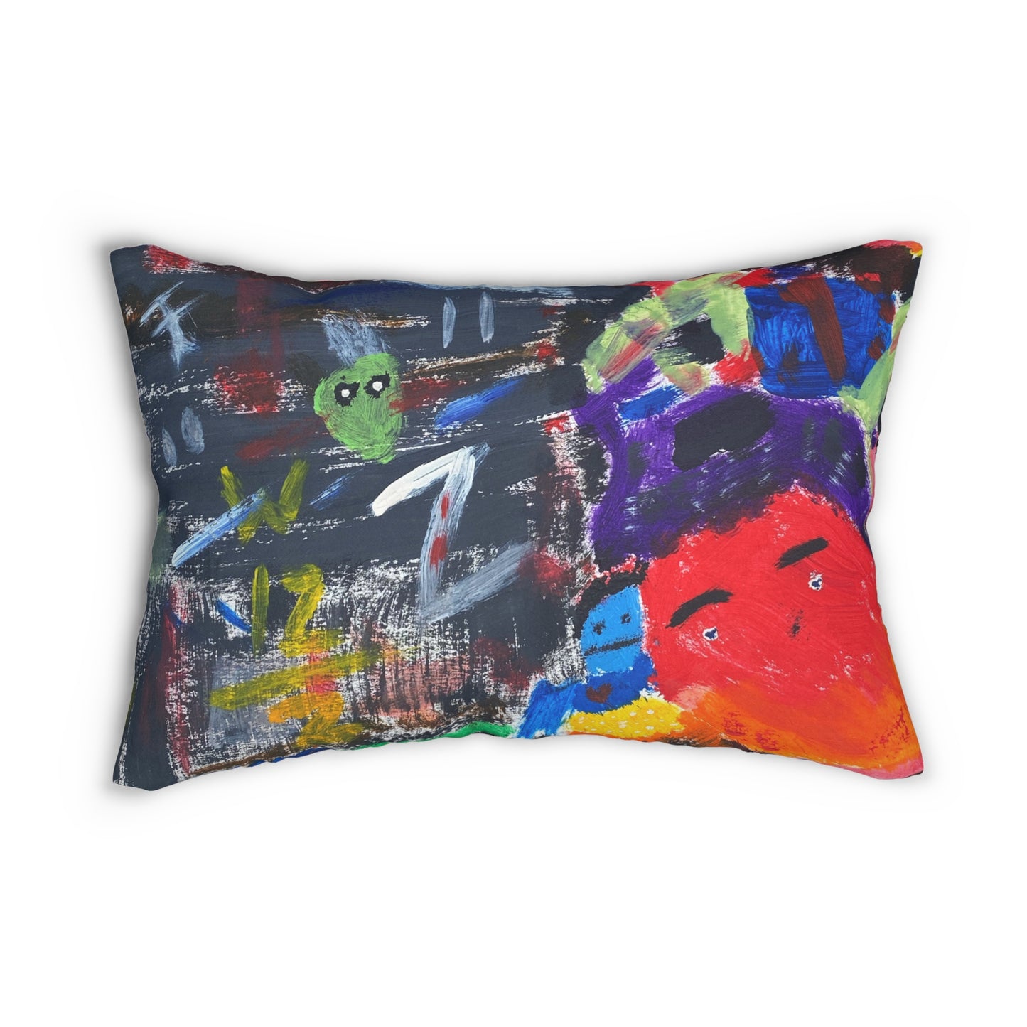 My Parents Are Aliens Spun Polyester Lumbar Pillow