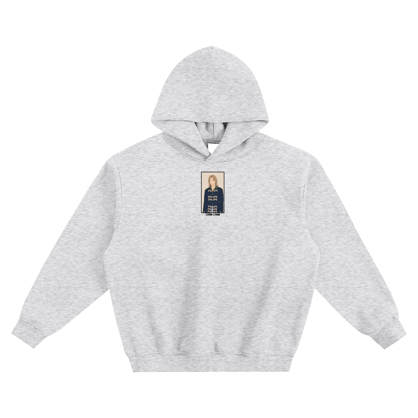 Chim Chim (1) Jimin Fleeced Boxy Hoodie