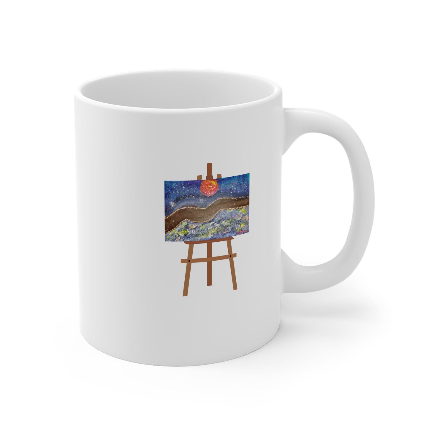 En Route (Easel) 11oz White Mug