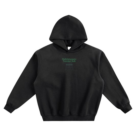 Meltdownerz Tennis Club Fleeced Boxy Hoodie