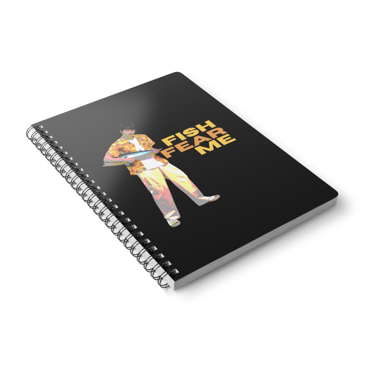 Fish Fear Me (Jin) Wirobound Softcover Notebook, A5