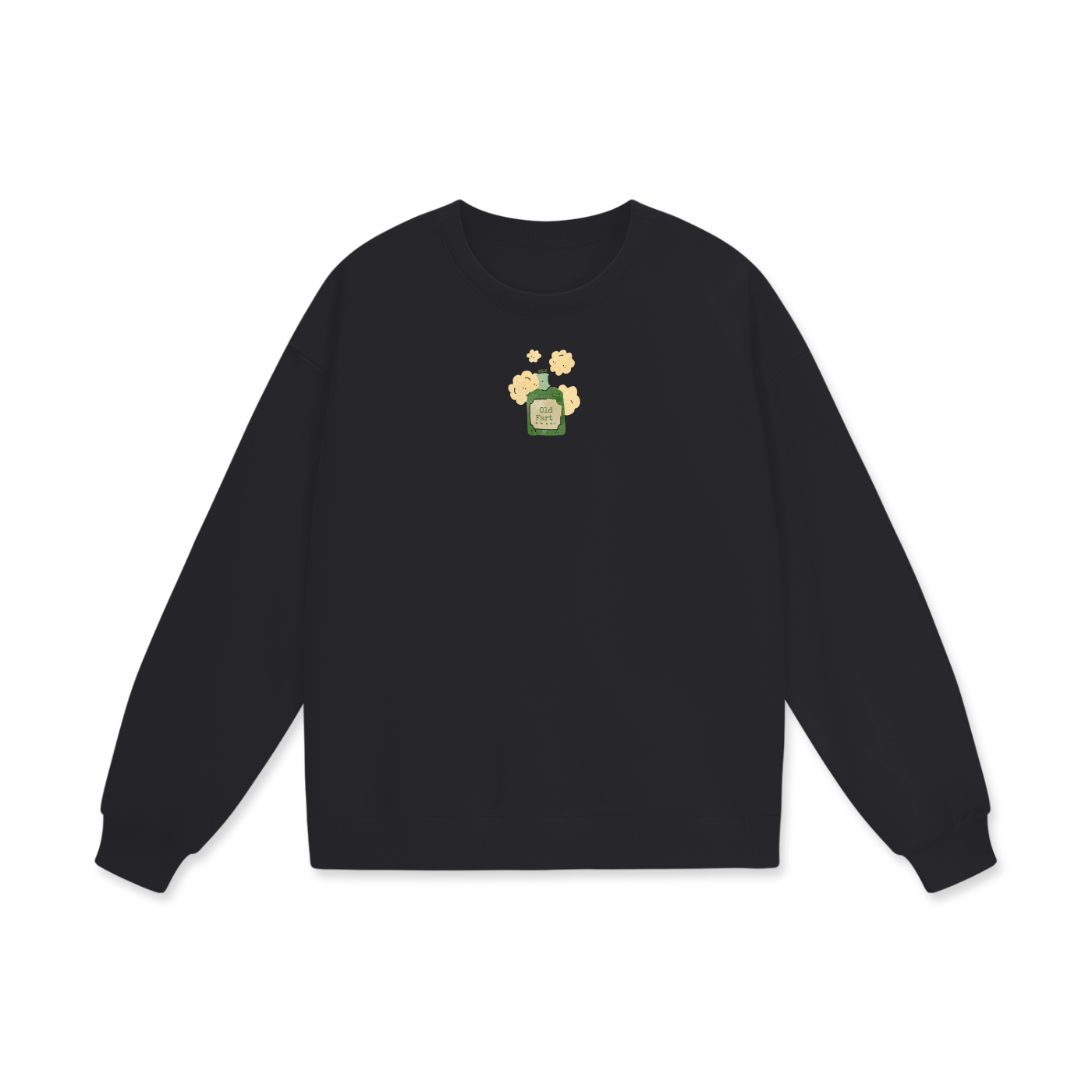 Old Fart (Jar) Heavyweight Drop Shoulder Oversized Fleece Sweatshirt