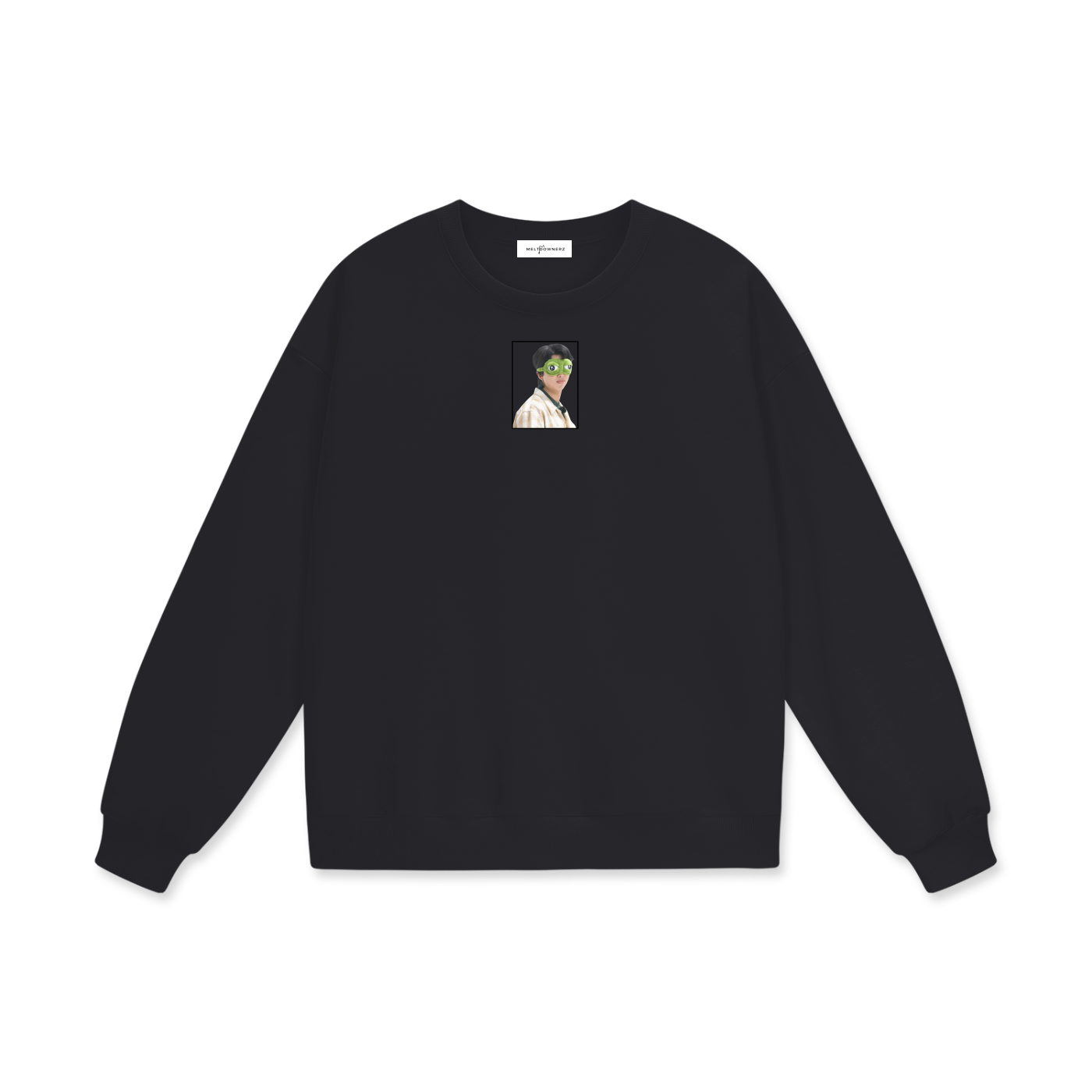 Namjoon Frog Mask Heavyweight Drop Shoulder Sweatshirt