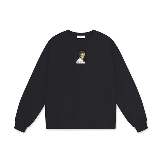 Namjoon Frog Mask Heavyweight Drop Shoulder Sweatshirt