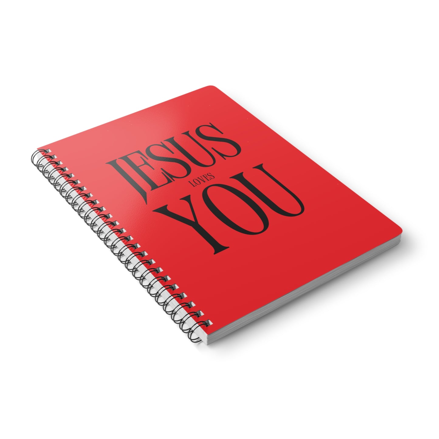 Jesus Loves You (2) Wirobound Softcover Notebook, A5