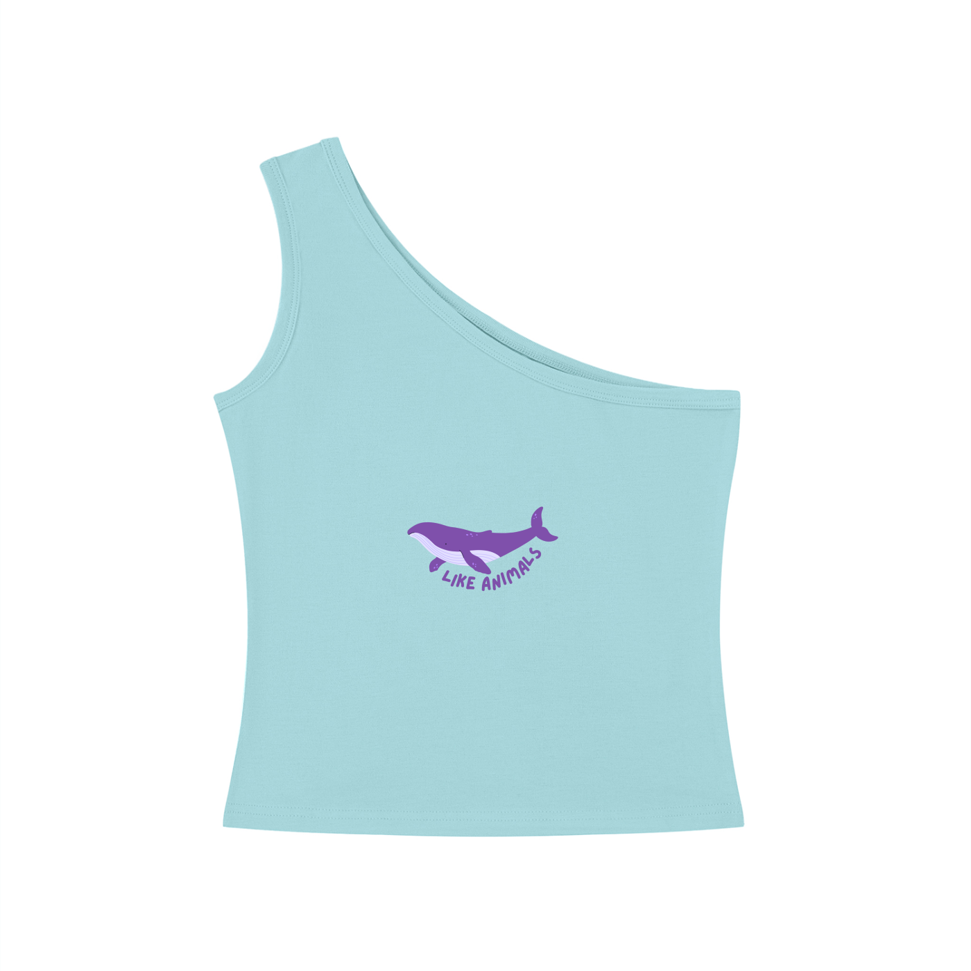 Like Animals BTS Arirang One-Shoulder Crop T Shirt