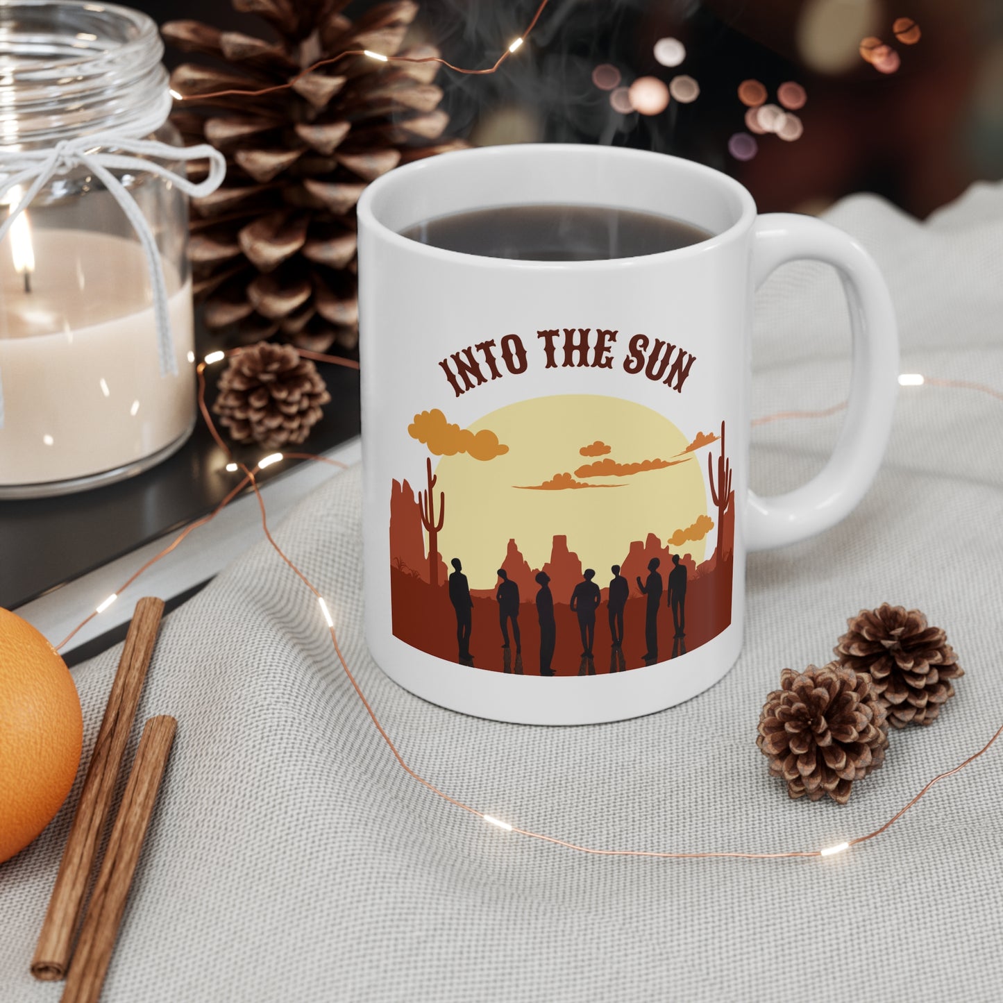 Into The Sun BTS (Horizon) 11oz White Mug
