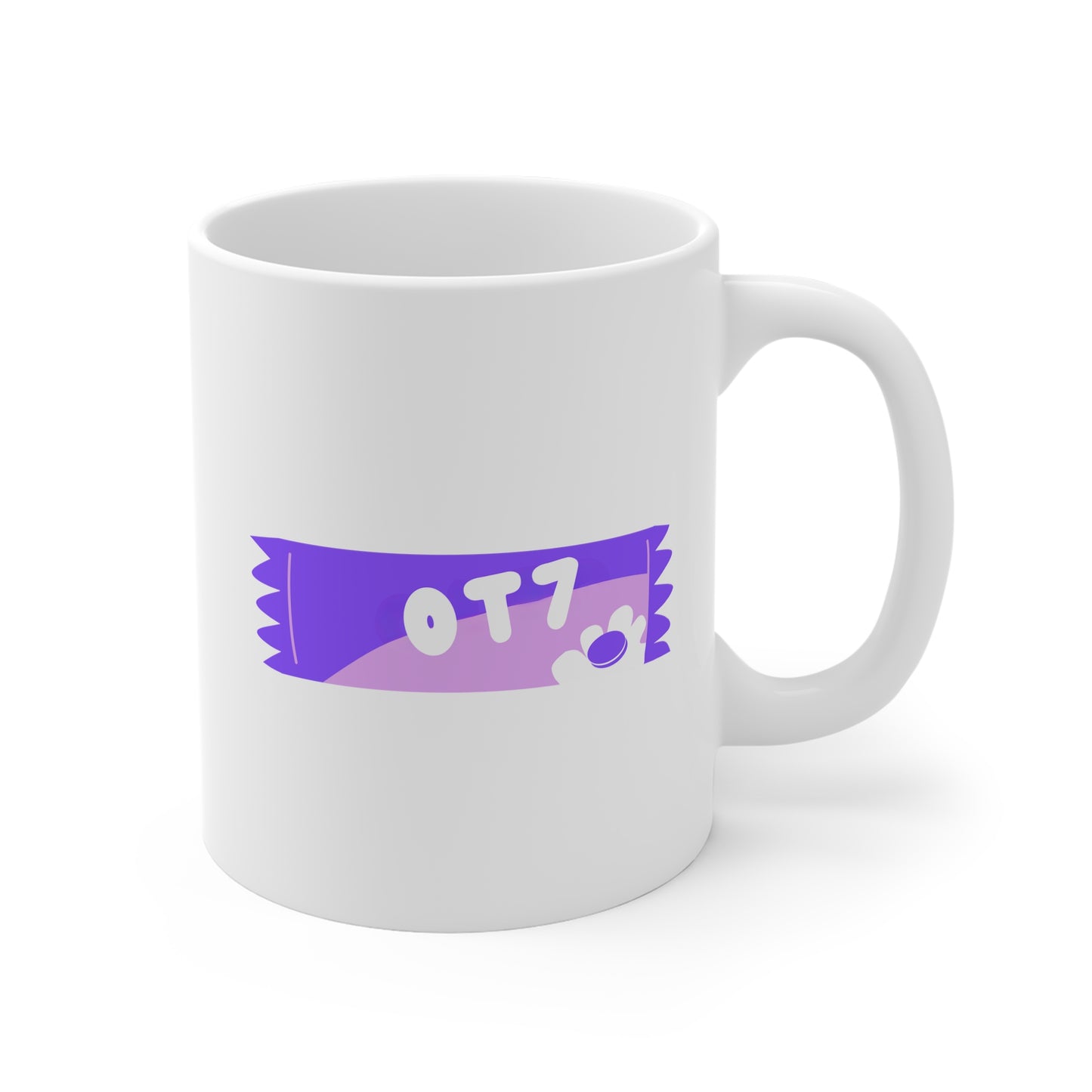 OT7 BTS Oreo 11oz White Mug