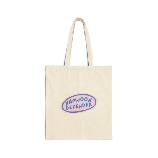 Namjoon Defender Cotton Canvas Tote Bag