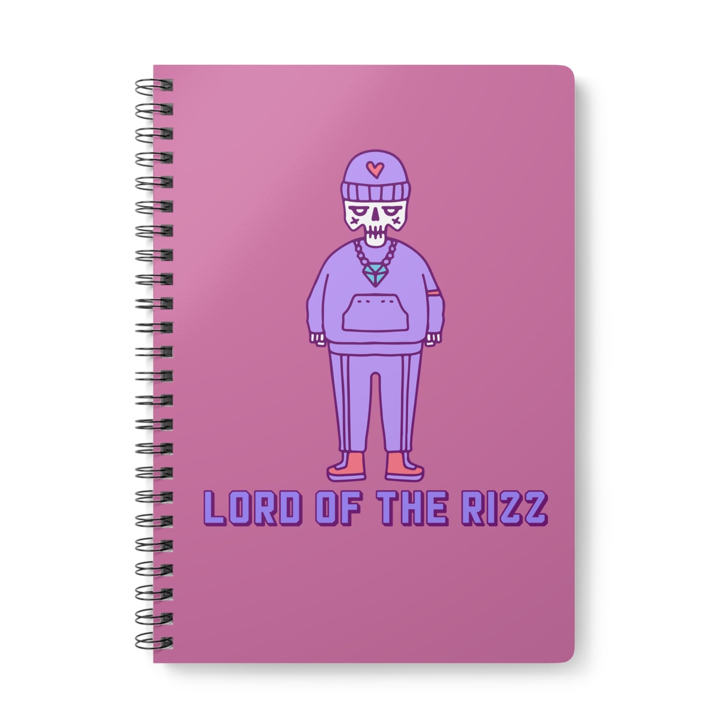 Lord Of The Rizz (1) Wirobound Softcover Notebook, A5