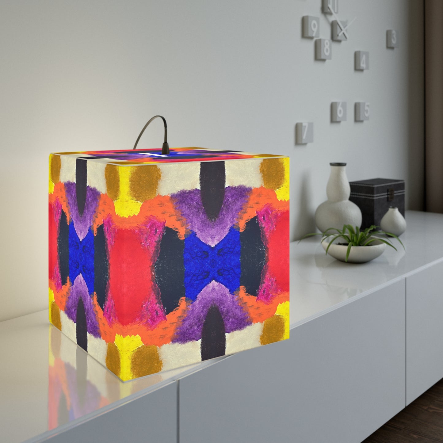 Thru a rough patch Light Cube Lamp