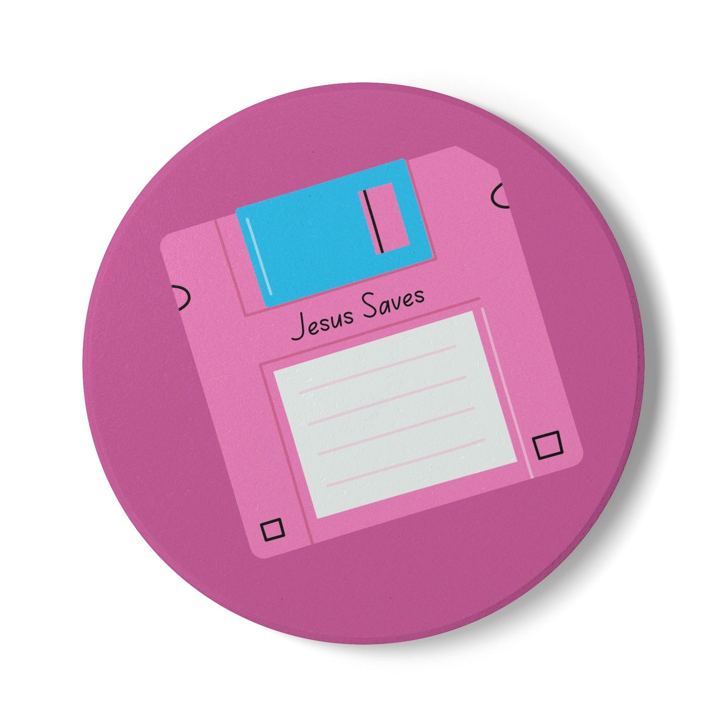 Jesus Saves Ceramic Coaster