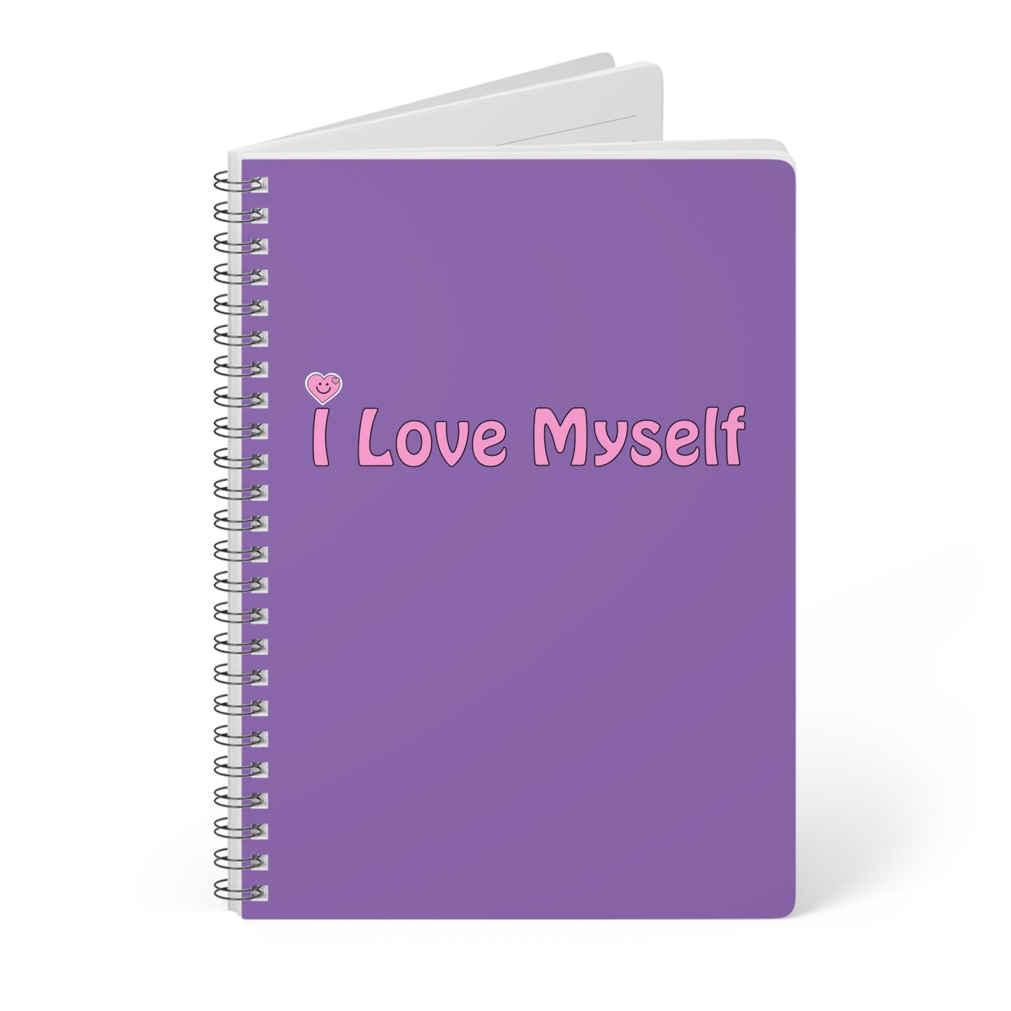 I Love Myself (3) Wirobound Softcover Notebook, A5
