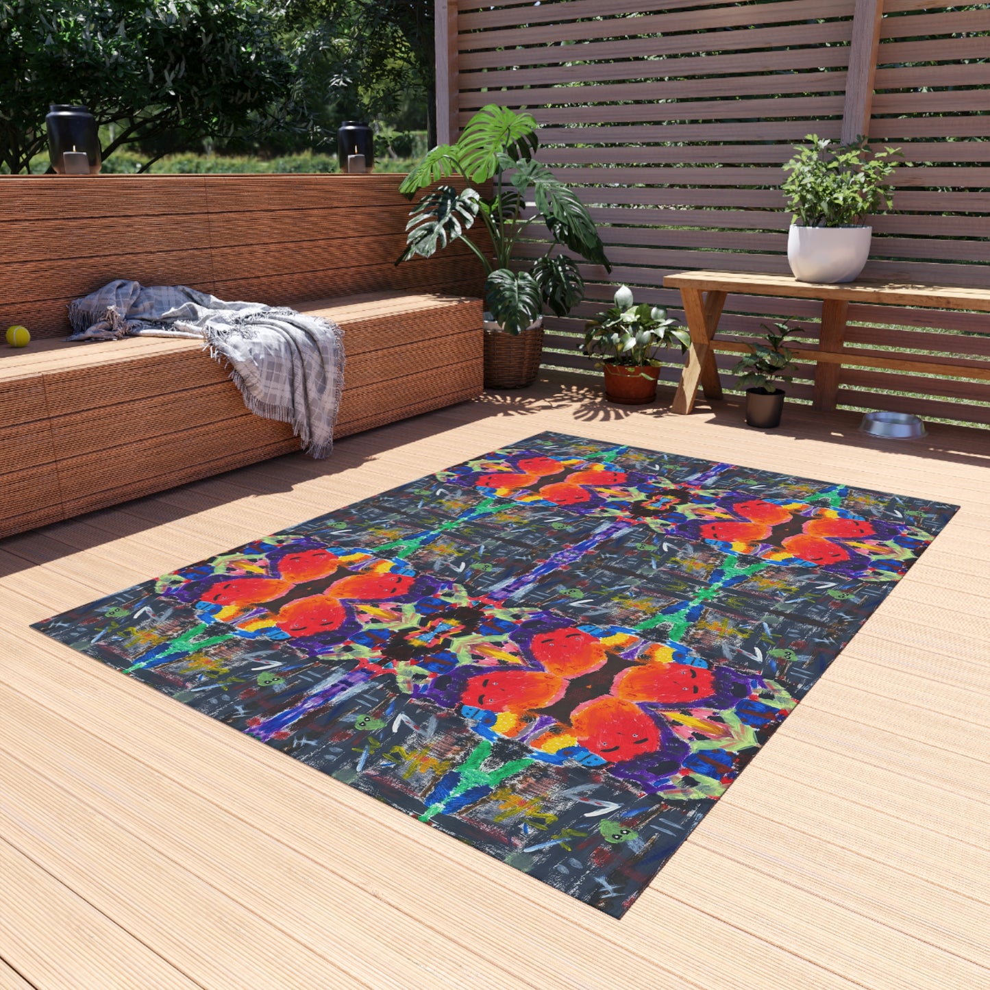 My Parents Are Aliens Outdoor Rug