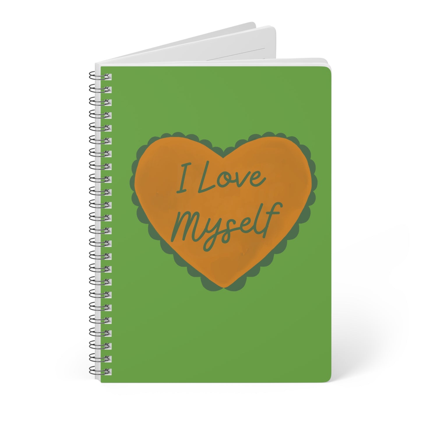 I Love Myself Wirobound Softcover Notebook, A5