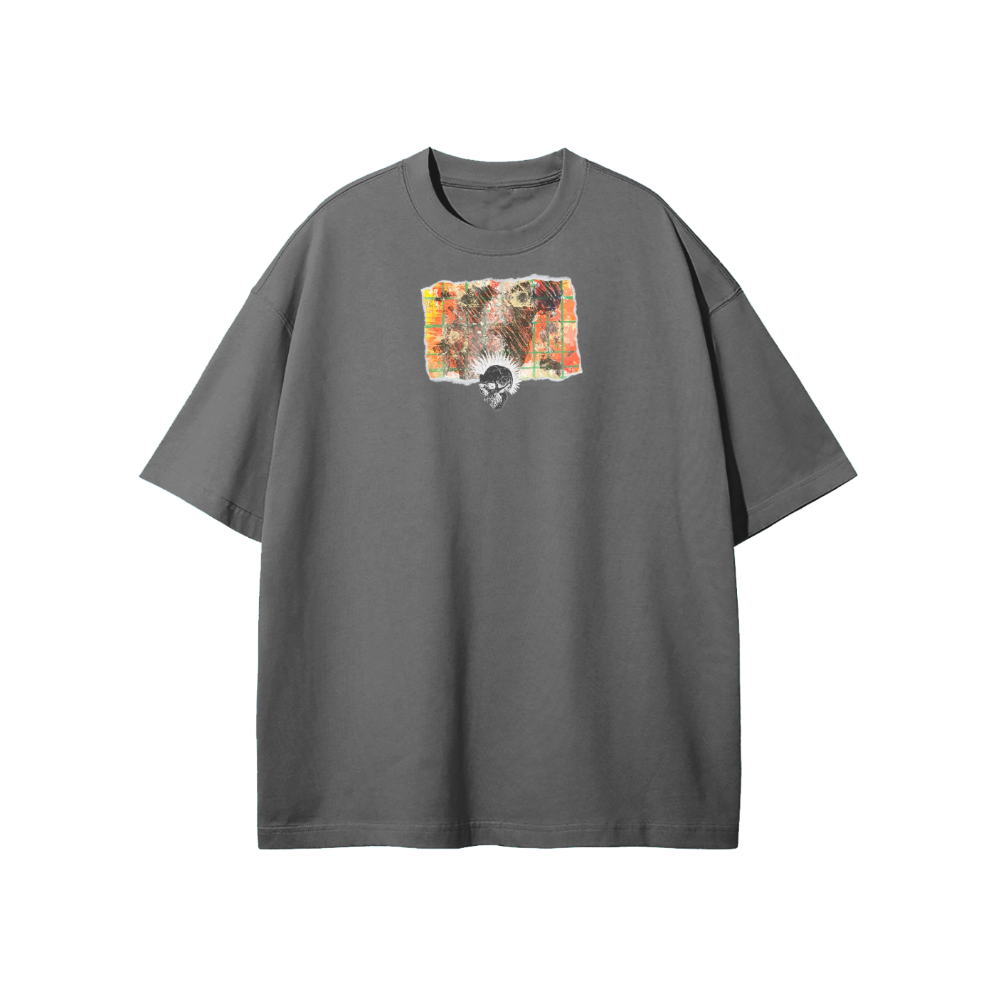 Dmitri (Skull) Streetwear Heavyweight Loose Fit T-Shirt