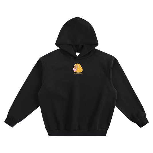 Just One More Chapter (Capybara) Fleeced Boxy Hoodie