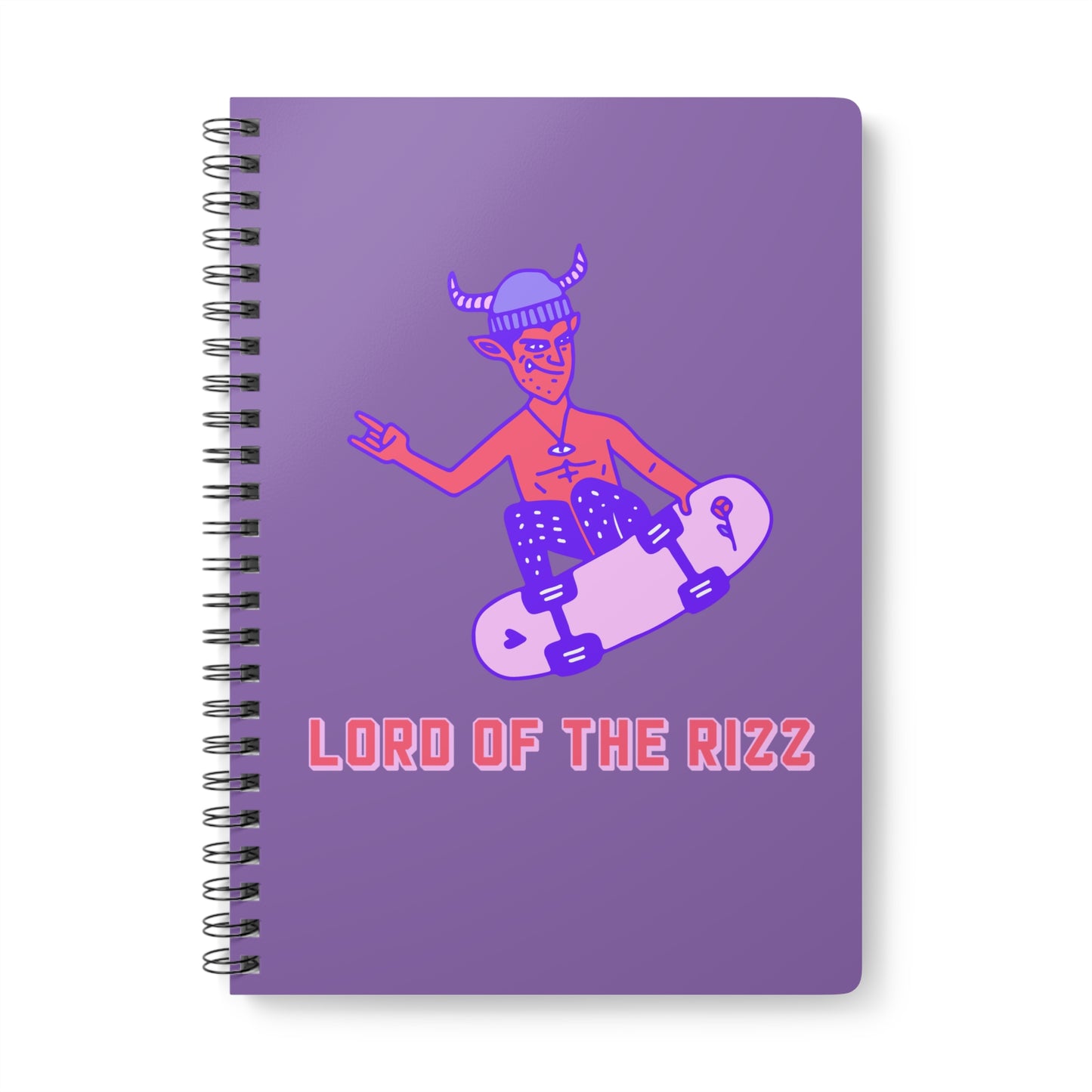 Lord Of The Rizz Wirobound Softcover Notebook, A5