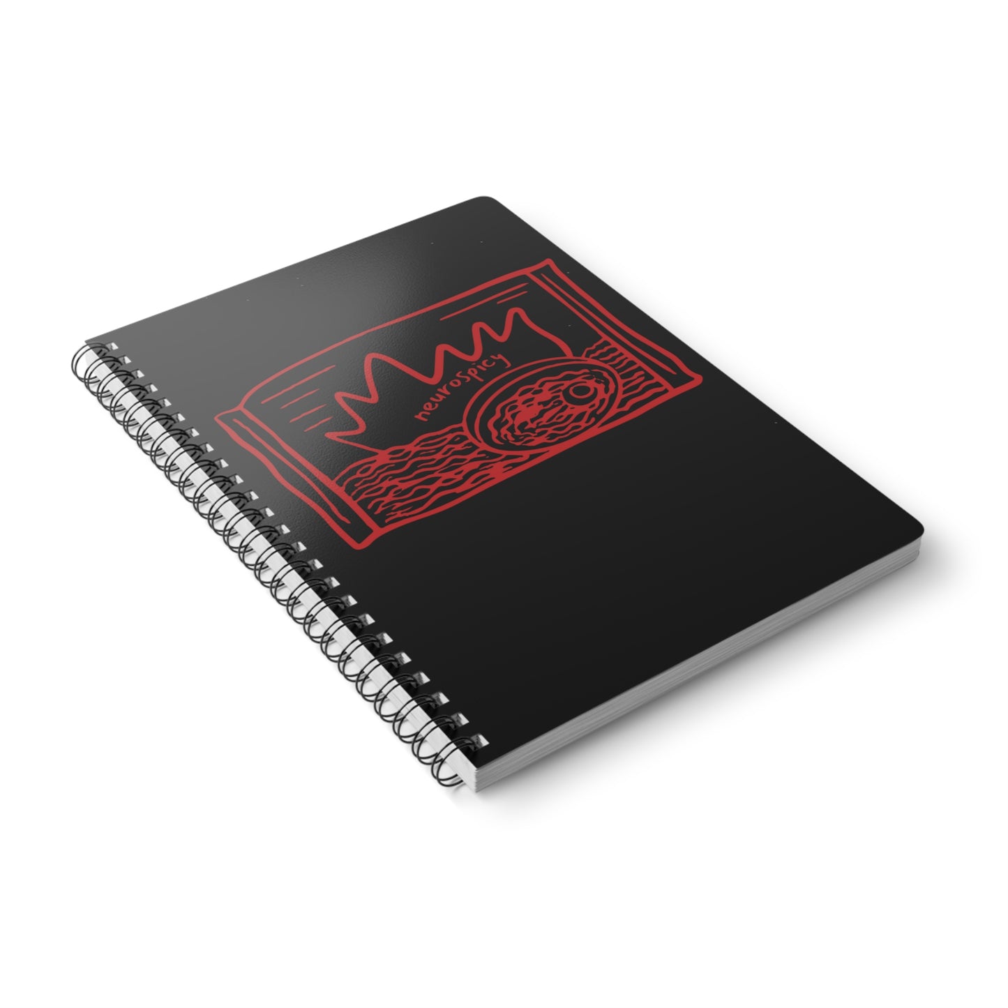 Neurospicy (Ramen) Wirobound Softcover Notebook, A5
