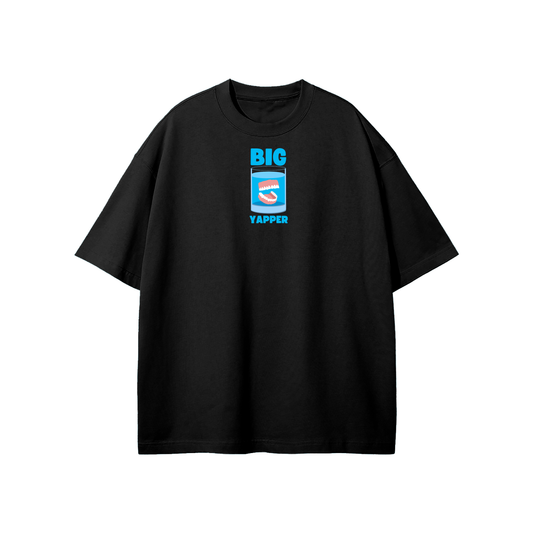 Big Yapper (Teeth) Streetwear Heavyweight Loose Fit T-Shirt