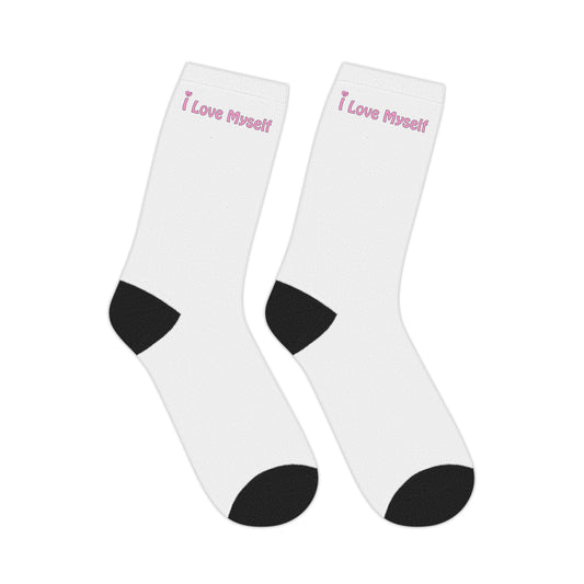 I Love Myself (1) Mid-length Socks