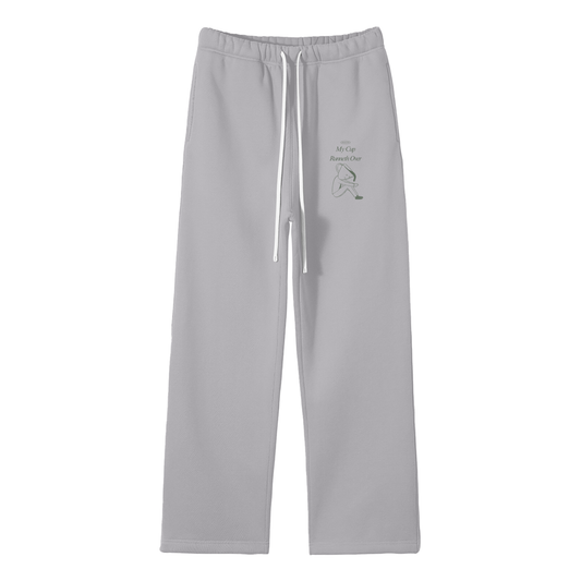My Cup Runneth Over Streetwear Fleece Straight Leg Pants