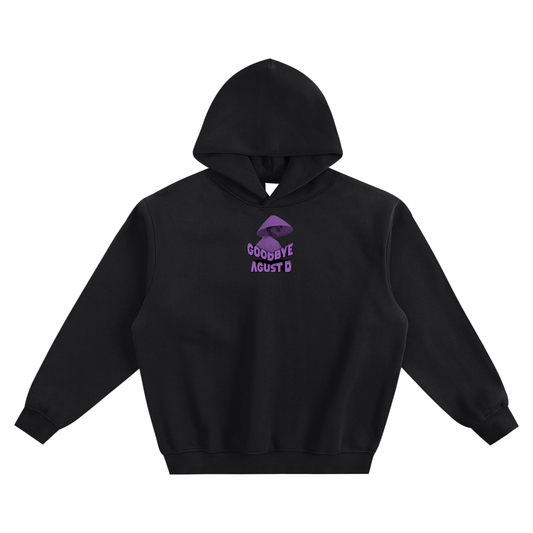 Goodbye Agust D (Purple) Fleeced Boxy Hoodie