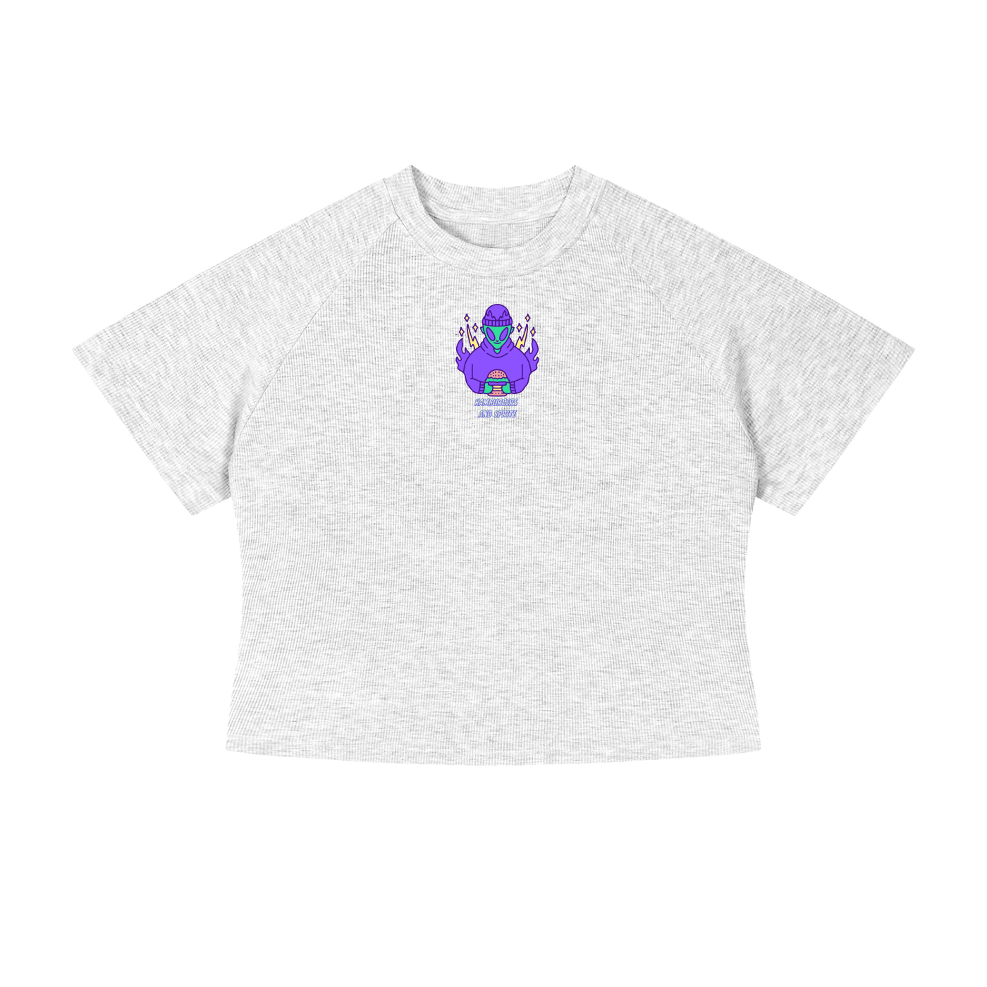 Hamburgers & Sprite (J Hope) Crop T-Shirt
