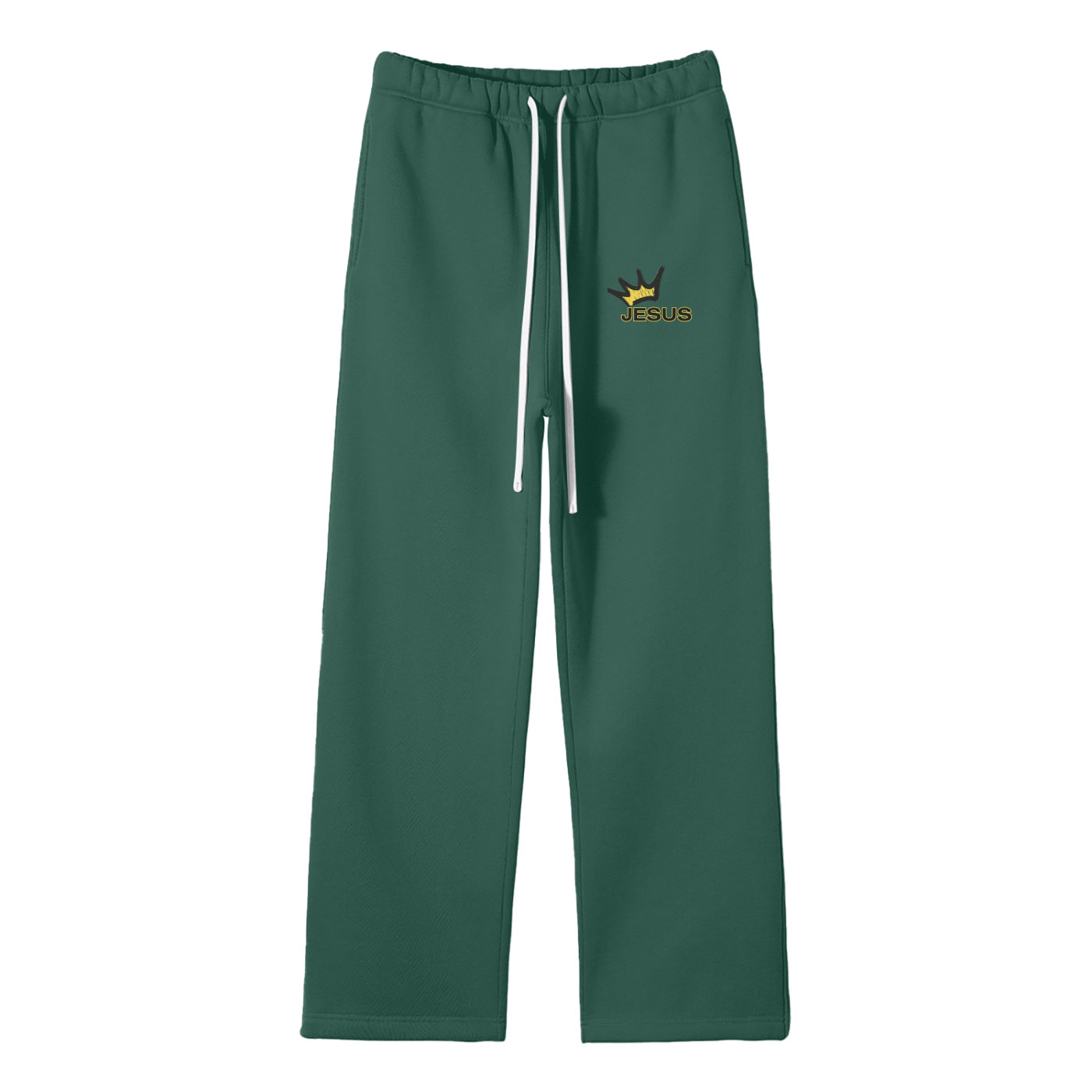 Jesus Is King Streetwear Fleece Straight Leg Pants