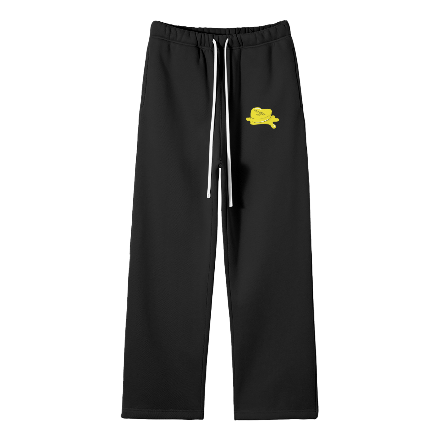 You Melt Me (Butter) Streetwear Fleece Straight Leg Pants