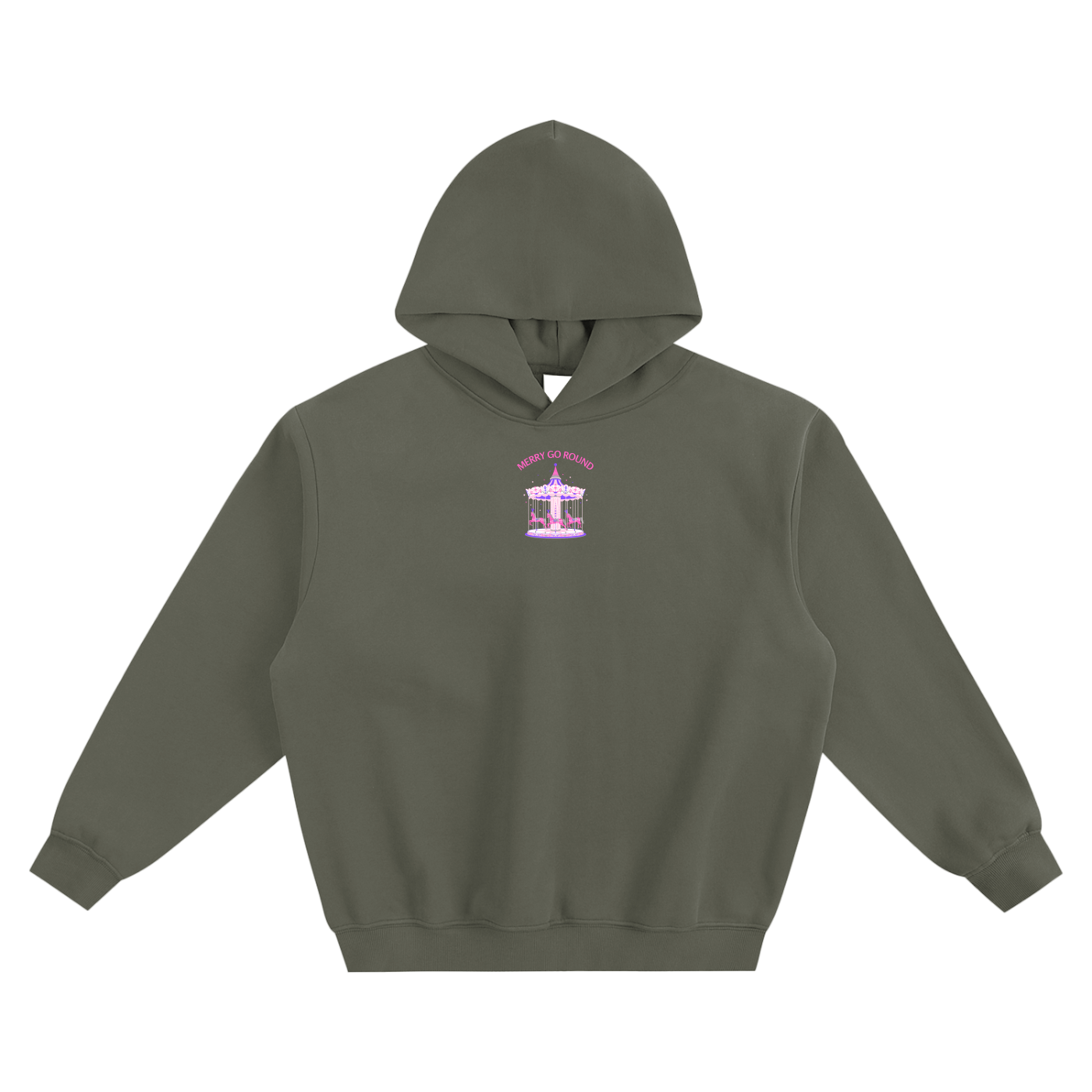 Merry Go Round BTS Arirang Fleeced Boxy Hoodie