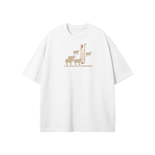 The Lord Is My Shepherd Streetwear Heavyweight Loose Fit T-Shirt