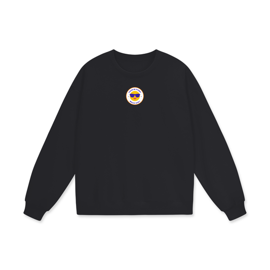 Please Be Patient I Have Autism Heavyweight Drop Shoulder Oversized Fleece Sweatshirt