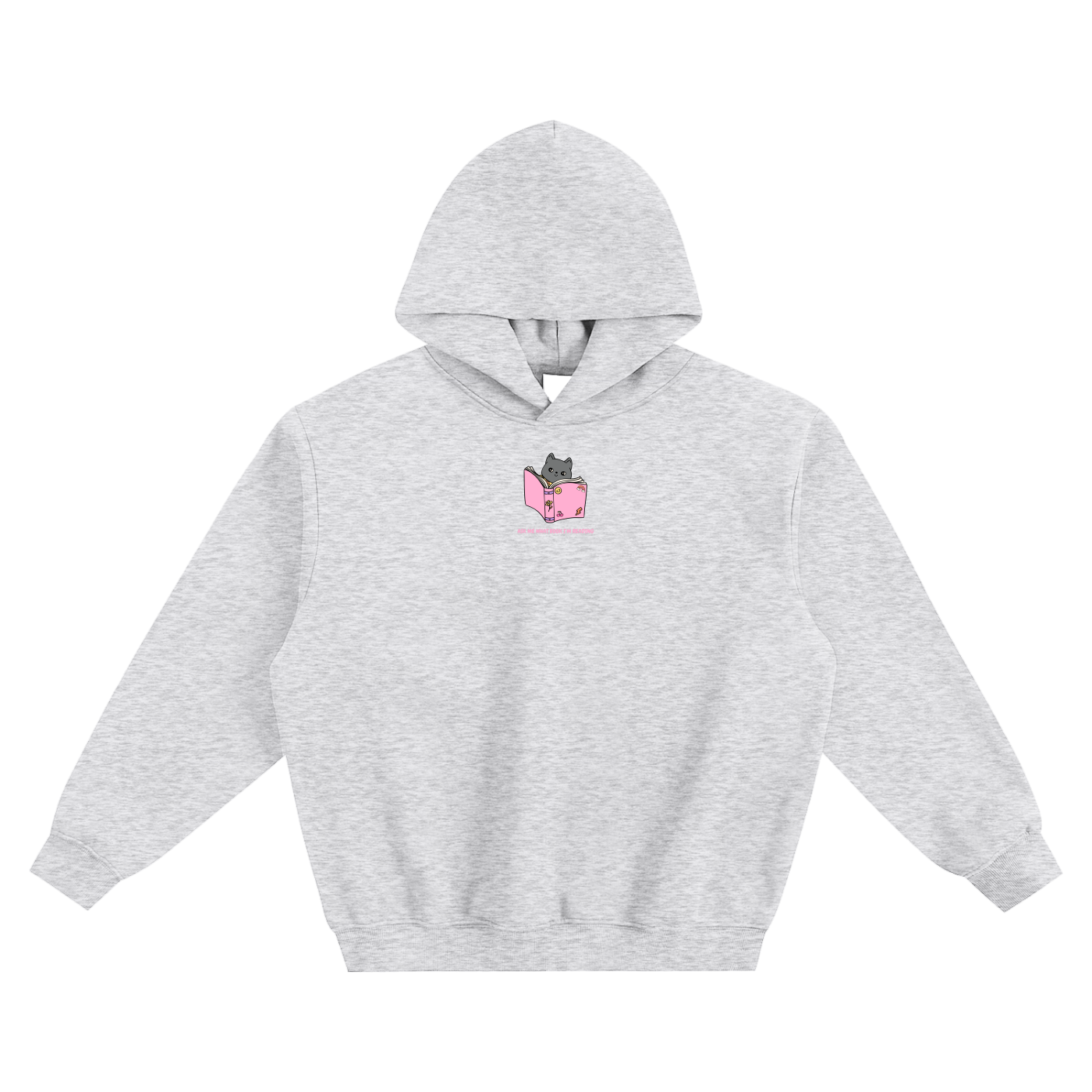 Ask Me What Book I'm Reading Fleeced Boxy Hoodie