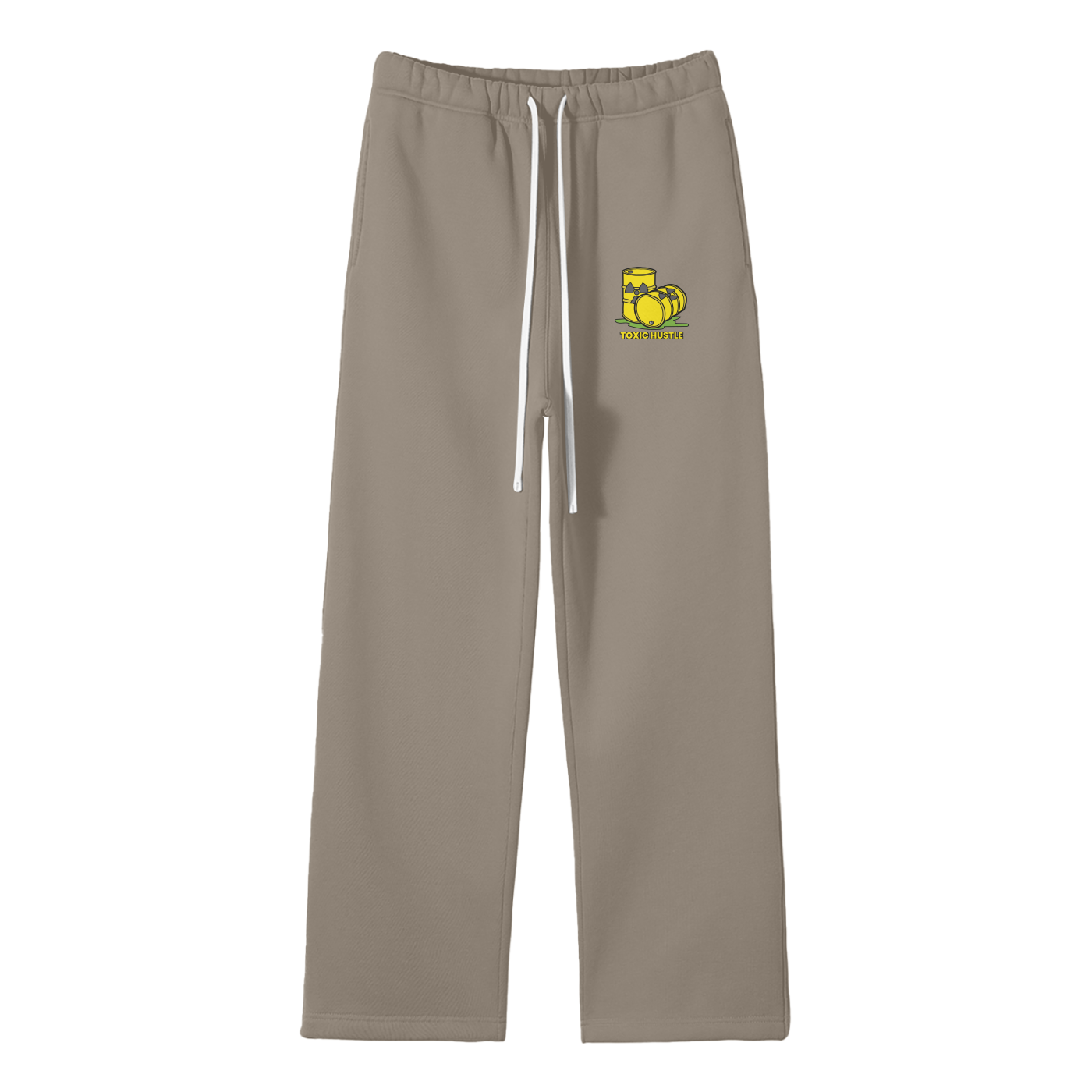 Toxic Hustle (Spill) Streetwear Fleece Straight Leg Pants