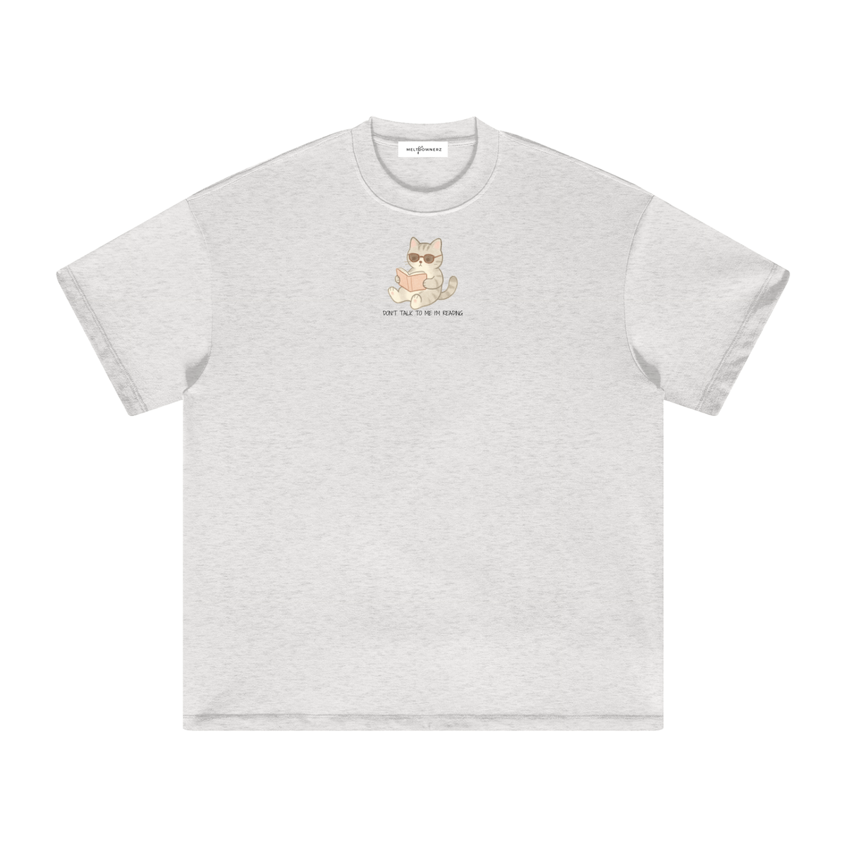 Don't Talk To Me I'm Reading (Cat) Heavyweight T-Shirt