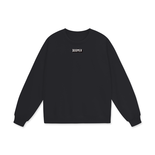 Boomer Heavyweight Drop Shoulder Oversized Fleece Sweatshirt
