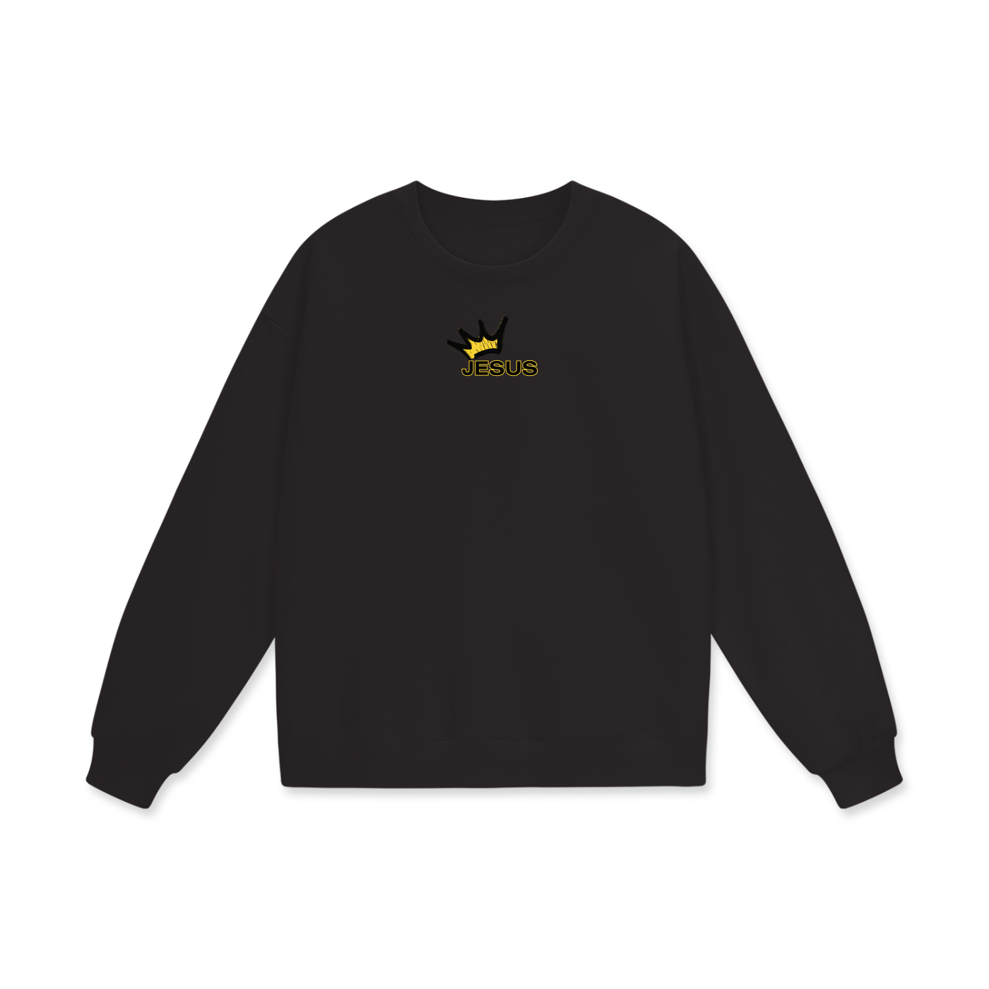 Jesus Is King Heavyweight Drop Shoulder Oversized Fleece Sweatshirt