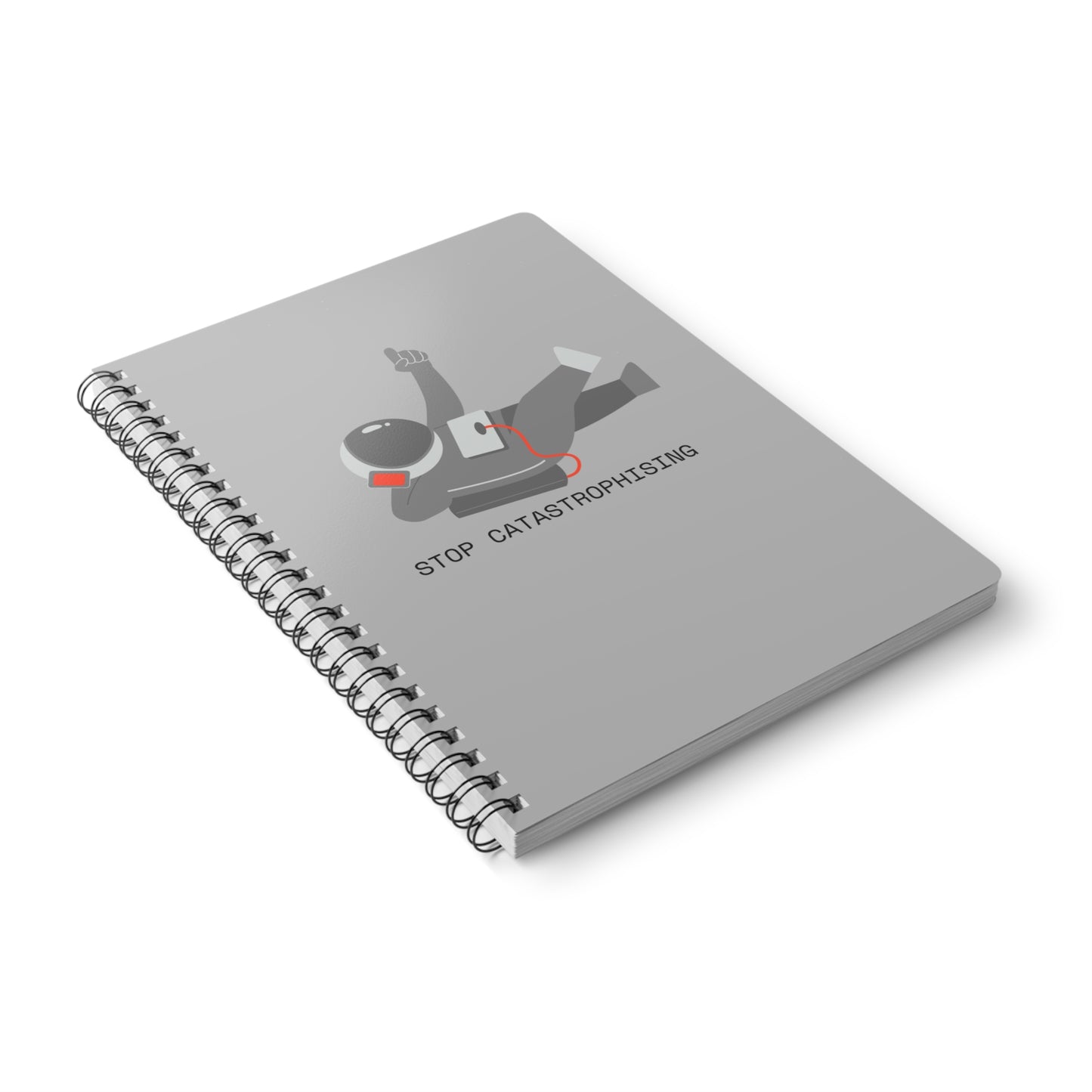 Stop Catastrophising Wirobound Softcover Notebook, A5