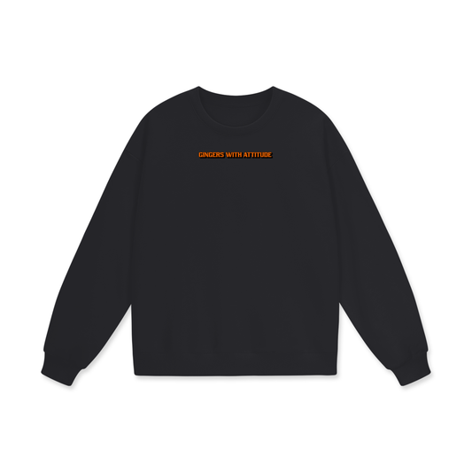 Gingers With Attitude Heavyweight Drop Shoulder Oversized Fleece Sweatshirt