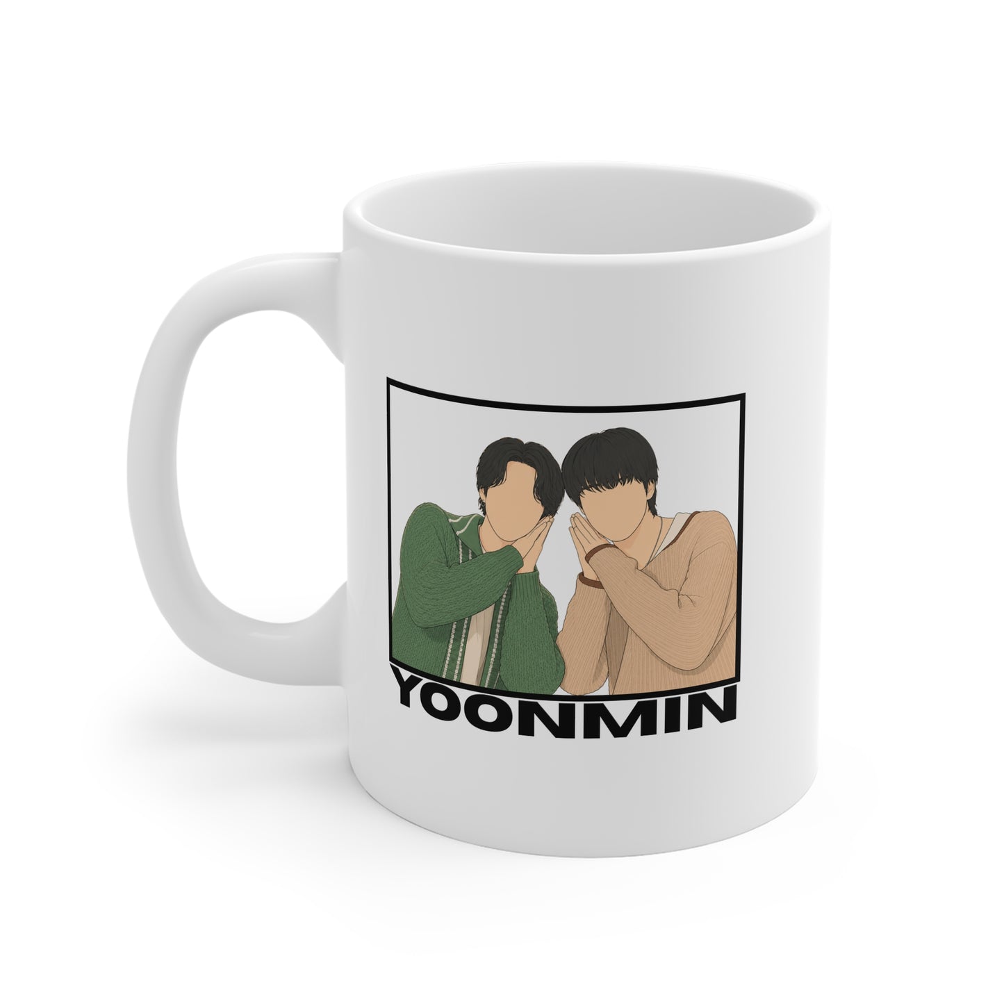 Yoonmin (Yoongi & Jimin) 11oz White Mug