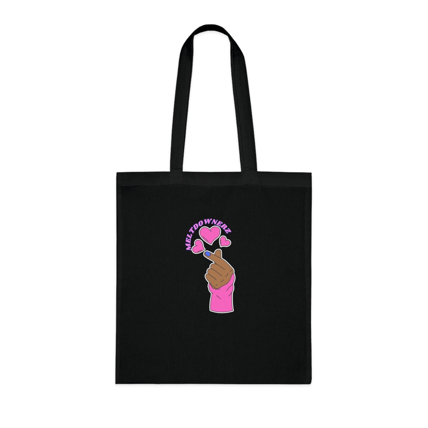 Meltdownerz Heart Pink Cotton Tote