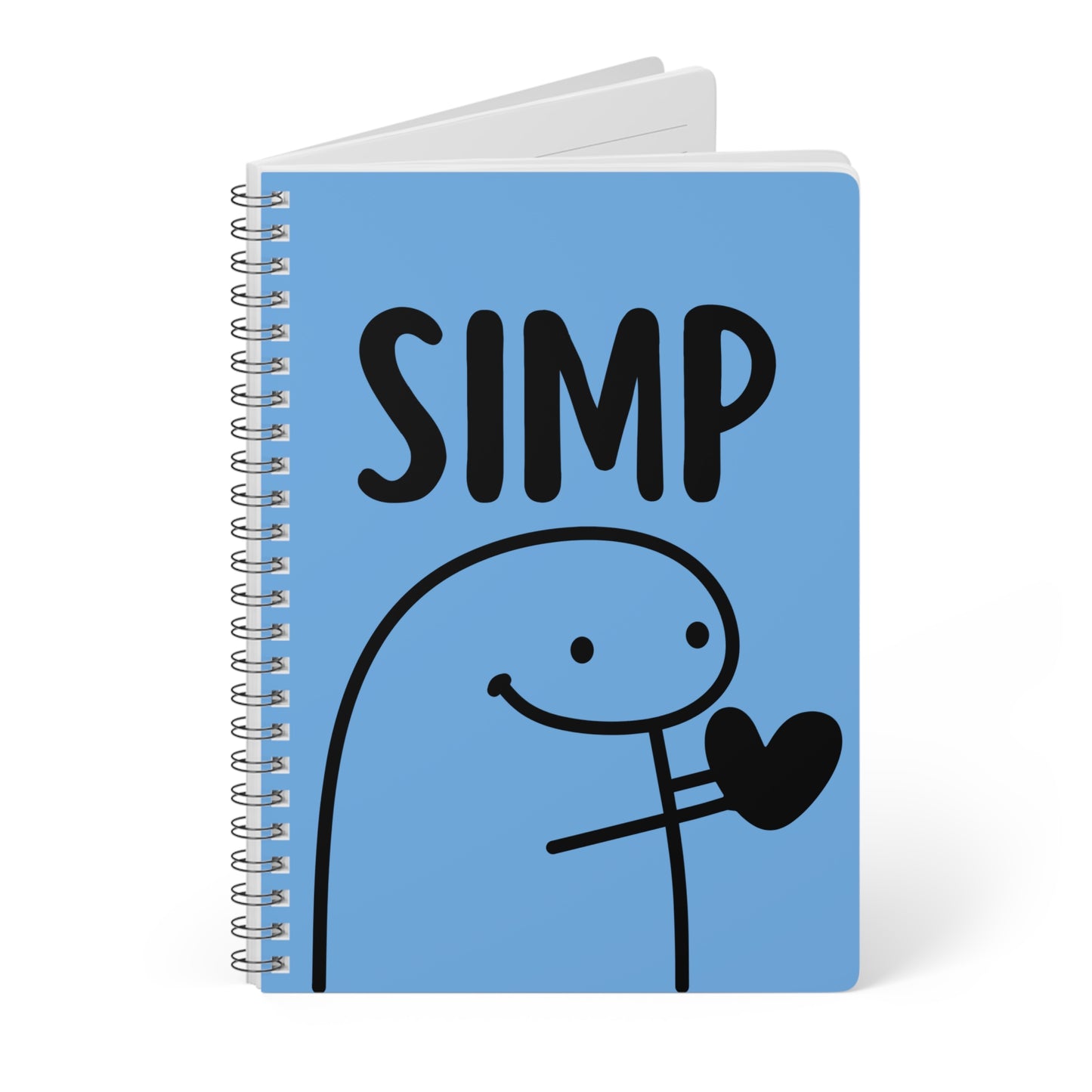 Simp (2) Wirobound Softcover Notebook, A5