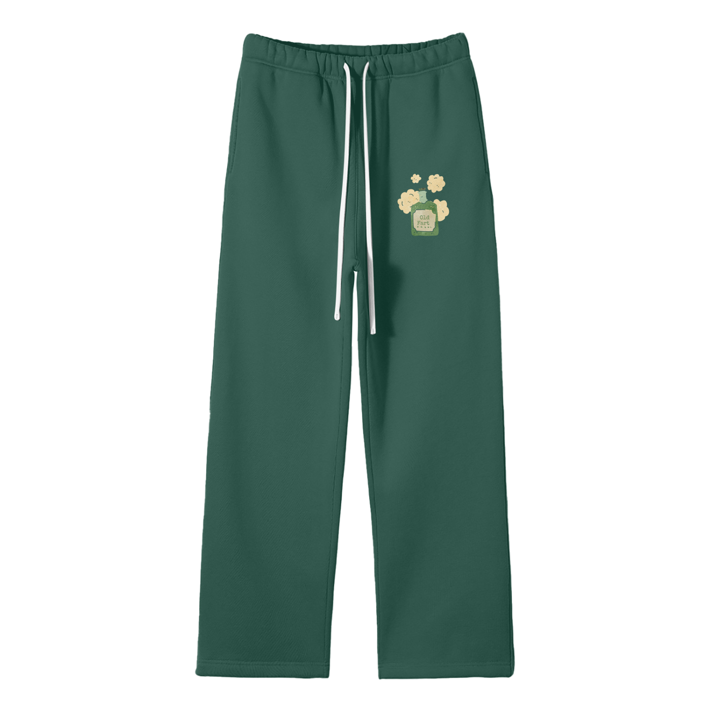 Old Fart (Jar) Streetwear Fleece Straight Leg Pants