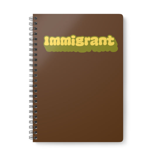 Immigrant (2) Wirobound Softcover Notebook, A5