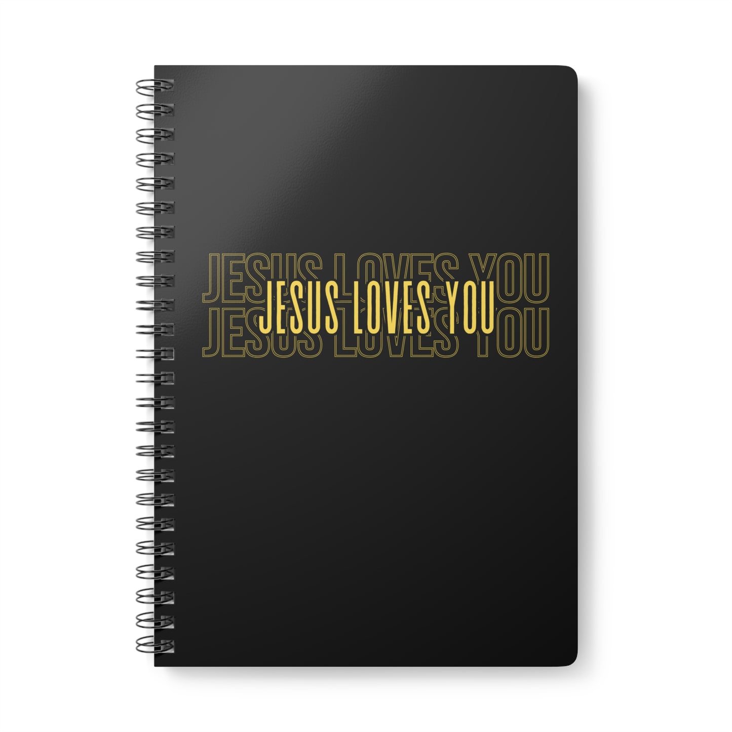 Jesus Loves You Wirobound Softcover Notebook, A5